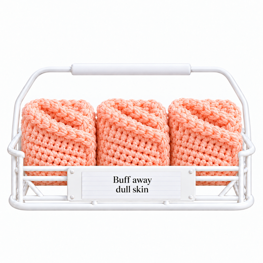 Crocheted Facial Exfoliator — fresh delivery